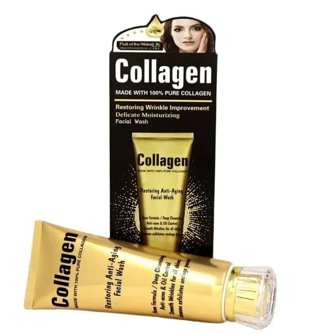 Wokali Collagen Anti Aging And Anti Acne Facial Wash Providing Gentle Care Smooth Application - 120ML