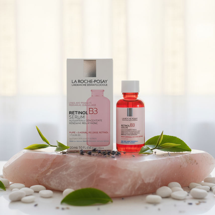 La Roche-Posay Retinol B3 Serum – Anti-Aging Renewal Serum with Pure Retinol, Niacinamide & Hydration for Sensitive Skin